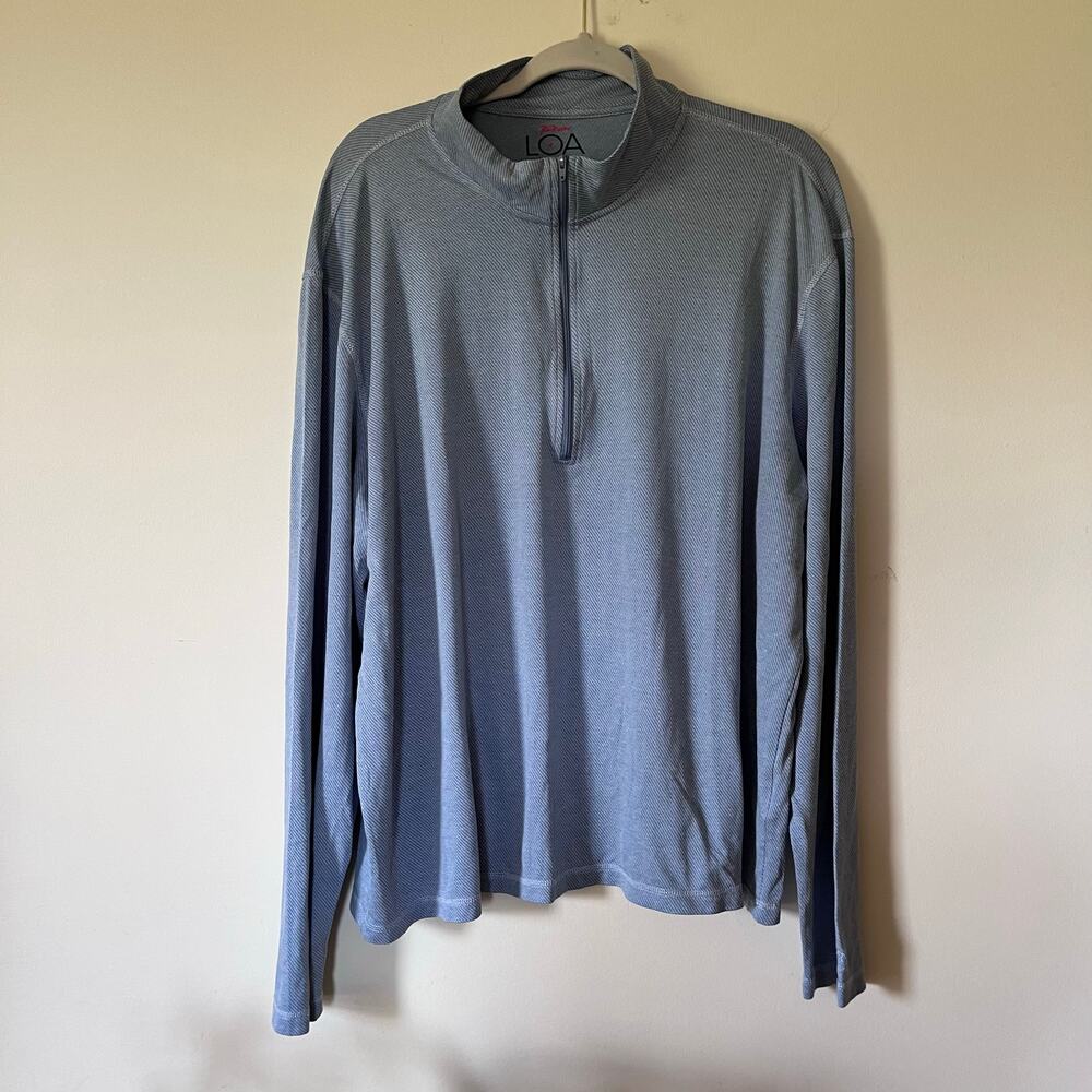 Rail Riders LOA 1/2 Zip Blue Active Pullover Men’s Size XL